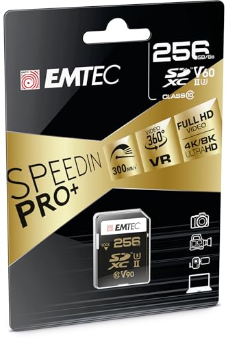 Emtec SpeedIN Pro 256 Go SDXC UHS-II Classe 10 von Emtec