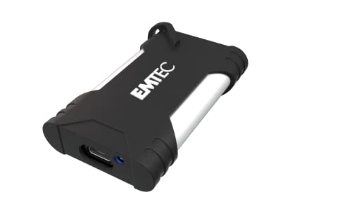 Emtec X210G Portable SSD 1TB, Externe Gaming Festplatte, USB-C 3.2 Gen2 – Lesegeschwindigkeit bis zu 1100 MB/s und Schreibgeschwindigkeit bis zu 900MB/s, Kompatibel mit den neuesten Spielekonsolen von Emtec