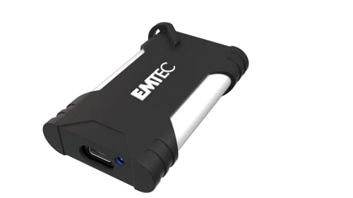 Emtec X210G Portable SSD 500GB, Externe Gaming Festplatte, USB-C 3.2 Gen2 – Lesegeschwindigkeit bis zu 1100 MB/s und Schreibgeschwindigkeit bis zu 900MB/s, Kompatibel mit den neuesten Spielekonsolen von Emtec