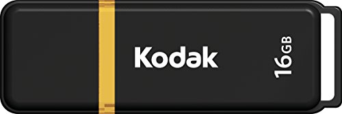 Kodak USB 3.2 100MB/s 16GB Flash Drive USB Type A Gen 1, Schwarz von Emtec