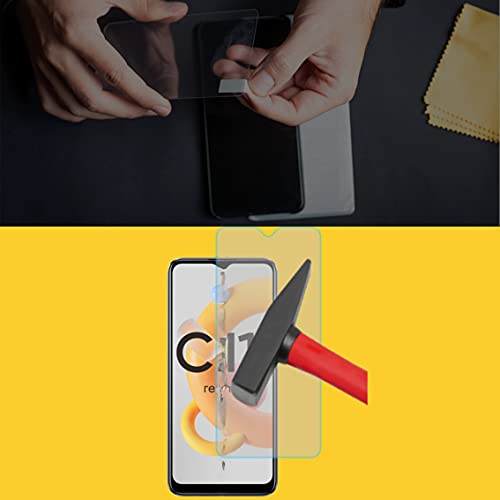 EnWi | 2X Extrem harte 9H Display-Schutz-Folie für Realme C11 2021 von EnWi