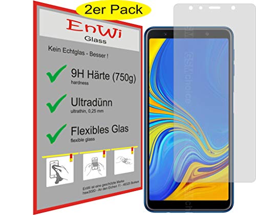 EnWi | 2X Extrem harte 9H Display-Schutz-Folie für Samsung Galaxy A7 2018 für SM-A750fzbudbt von EnWi