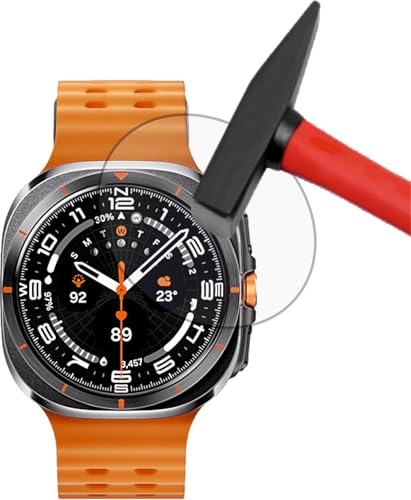 EnWi| 2x für Samsung Galaxy Watch Ultra - Extrem harte 9H Schutzfolie KLAR transparent EnWi| 2x für Samsung Galaxy Watch Ultra - Extrem harte 9H Schutzfolie KLAR transparent von EnWi