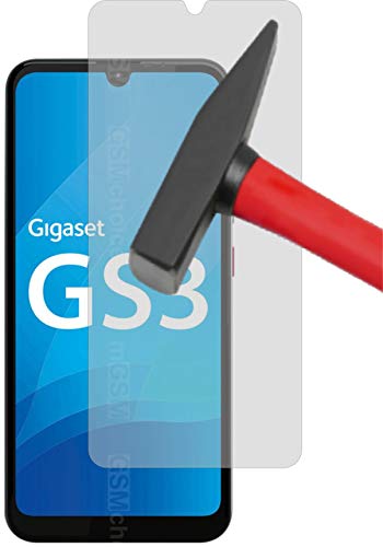 EnWi | 2X Extrem harte 9H KLAR passgenau für Gigaset GS3 - Bildschirmschutzfolie Schutzhülle von EnWi