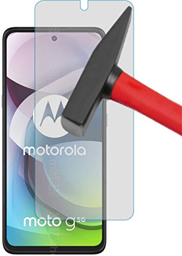 HSW | 2X Panzerfolie 9H KLAR passgenau für Motorola Moto G 5G - Bildschirmschutzfolie Schutzhülle von EnWi