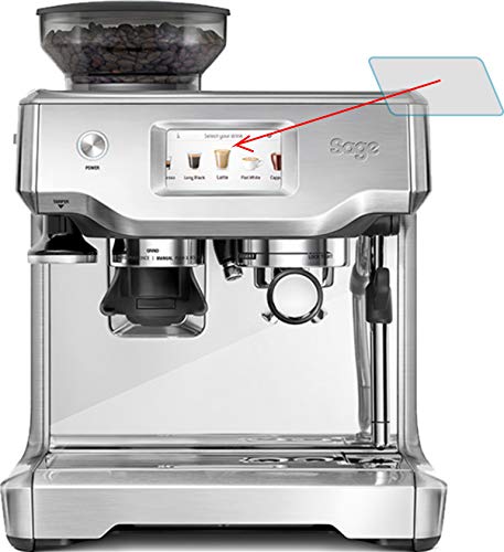 hsw I 3x Panzerfolie 9h klar passgenau für Sage the Barista Touch SES880 - Bildschirmschutzfolie von EnWi