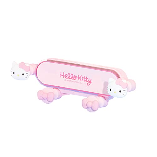 Enaiwn Niedliche Anime-Handyhalterung für Auto, rosa Katze, Lüftungsschlitz-Clip, KFZ-Halterung, passend für alle Handys, hübsches Autozubehör für Damen und Mädchen (Rosa) von Enaiwn
