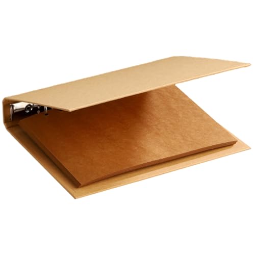 A5 Binder 6 Ring, Kraftpapier A5 Notebook -Cover, Vintage -Planer Binder für die Schule, OfficeBinder A5 Binder 6 Ring, Kraftpapier A5 Notebook -Cover, Vintage -Planer Binder für die Schule, OfficeBinder von Enbebamd
