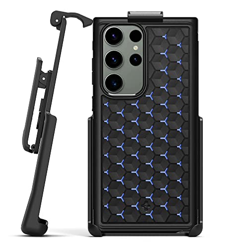 Encased Gürtelclip Holster für Spigen CRYO-Armor Serie, Samsung Galaxy S23 Ultra (6,8 Zoll), nur Hülle ist nicht im Lieferumfang enthalten von Encased