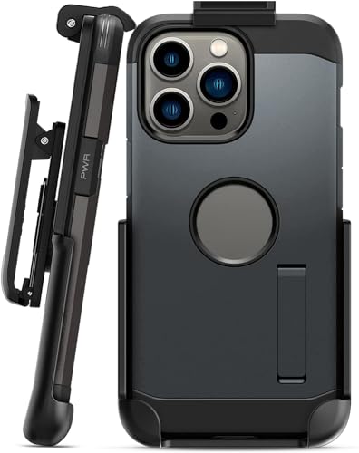 Encased Gürtelclip kompatibel mit Spigen Tough Armor – iPhone 15 Pro Max (2023) Holster nur, Hülle nicht im Lieferumfang enthalten von ENCASED