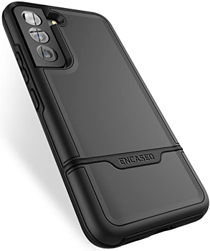 ENCASED Rebel Hülle für Samsung Galaxy S22– Schutzhülle Handyhülle Stoßfest Case (Schwarz) von ENCASED