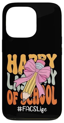FACS Happy Last Day of School Kokettenstift mit Schleife Hülle für iPhone 13 Pro FACS Happy Last Day of School Kokettenstift mit Schleife Hülle für iPhone 13 Pro von End Of School Year Teachers Co.
