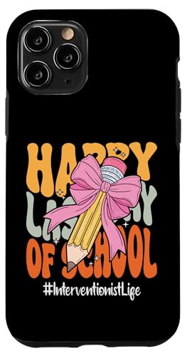 Interventionist Happy Last Day of School Coquette Bow Bleistift Hülle für iPhone 11 Pro Interventionist Happy Last Day of School Coquette Bow Bleistift Hülle für iPhone 11 Pro von End Of School Year Teachers Co.
