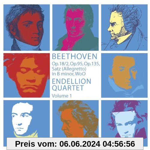 Streichquartette Vol.1: Op.18,2/Op.95/Op.135 von Endellion String Quartet