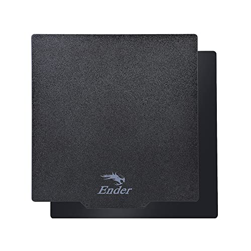 Creality Ender 3 PEI-Druckplatte, Upgrade Strukturierte 3D-Druckerplattform,Magnetische Stahlplatte für Ender-3/Ender-3 Pro/Ender-3S/Ender-3 V2/Ender-5/Ender-5S/Ender-5 Pro/Ender-3 S1 Pro/Ender-3 S1 von Ender