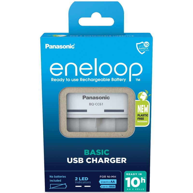 eneloop BQ-CC61 USB Charger unbestückt von Eneloop