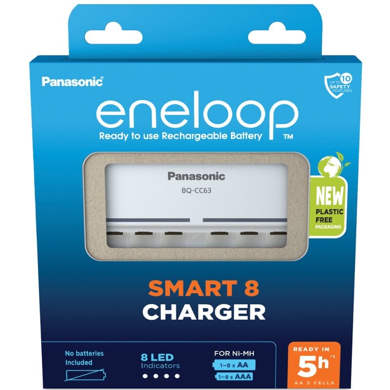 eneloop BQ-CC63 8-Zellen Charger unbestückt eneloop BQ-CC63 8-Zellen Charger unbestückt von Eneloop