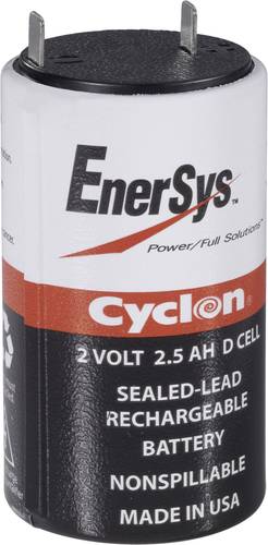 EnerSys Hawker Cyclon E 0850-0004 Bleiakku 2V 8Ah Blei-Vlies (AGM) (Ø x H) 45mm x 109mm Flachstecke von EnerSys