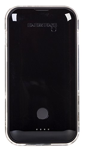 Energenie ChargeGenie 2800mAh MFI Lightning Gel Pad Tragbares Drahtloses Ladegerät Externer Akku Powerbank Kompatibel mit Apple iPhone 5/5C/5S/SE/6/6 Plus/6s/6s Plus, iPad Mini/Pro, und iPod Touch 5. Generation und später - Schwarz von Energenie