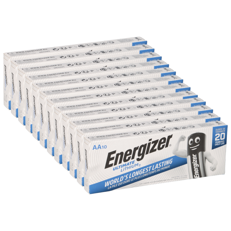 120x Energizer Ultimate Batterie Lithium LR06 1.5V AA Mignon L91 120x Energizer Ultimate Batterie Lithium LR06 1.5V AA Mignon L91 von Energizer