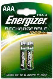 Energizer 632984 Haushaltsbatterie Wiederaufladbarer Akku AAA Nickel-Metallhydrid (NiMH) (7638900416862) von Energizer