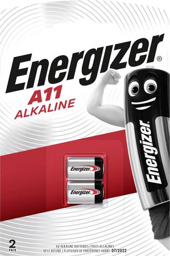 Energizer A11/E11A Alkaline 2er Spezial-Batterie 11A Alkali-Mangan 6V 38 mAh 2St. Energizer A11/E11A Alkaline 2er Spezial-Batterie 11A Alkali-Mangan 6V 38 mAh 2St. von Energizer