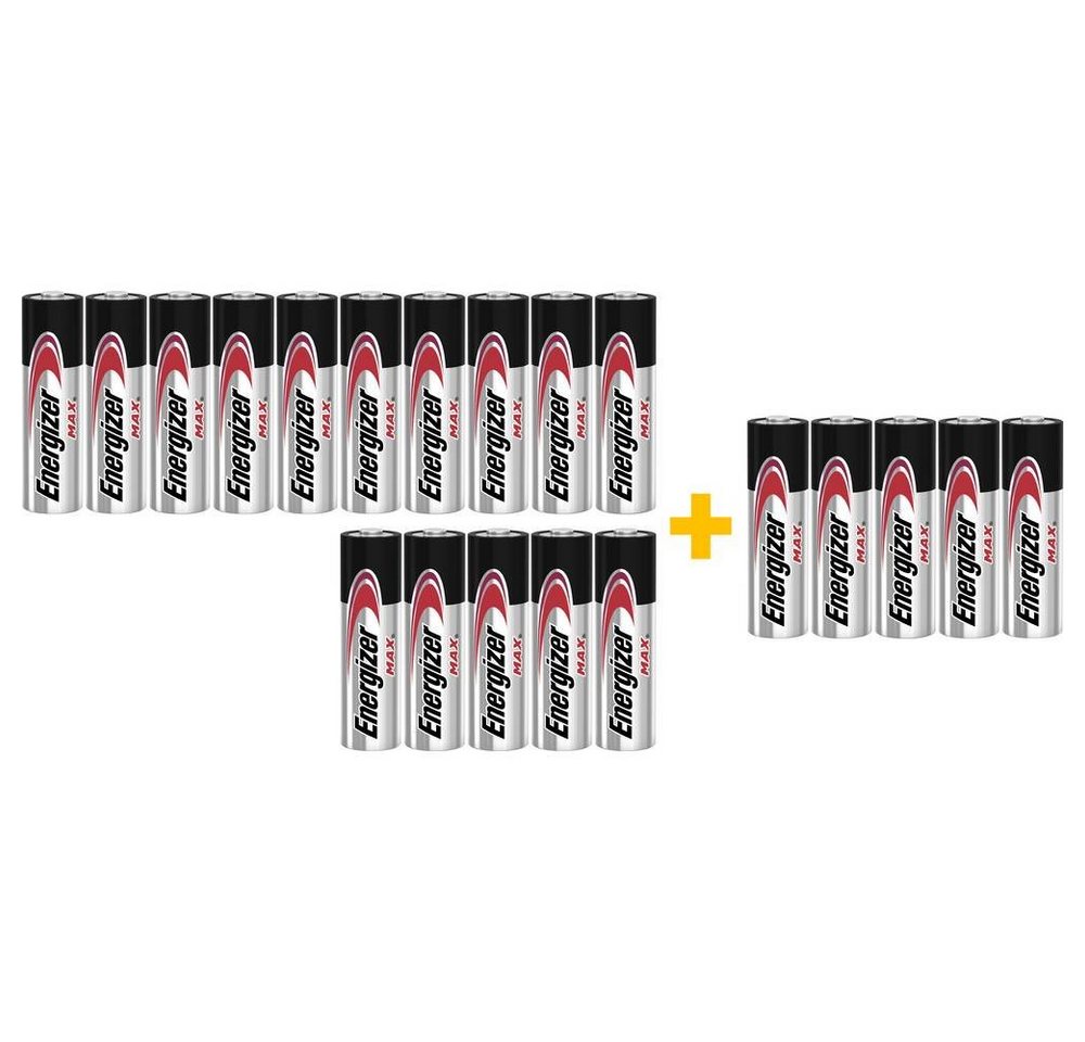 Energizer Alkaline Mignon-Batterien, 15+5 Batterie Energizer Alkaline Mignon-Batterien, 15+5 Batterie von Energizer