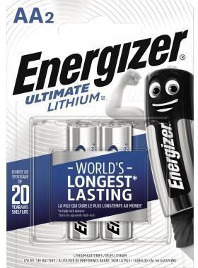 Energizer Batterie Ultimate Lithium 639154 AA Mignon L91 2 St./Pack. 190205800 Energizer Batterie Ultimate Lithium 639154 AA Mignon L91 2 St./Pack. 190205800 von Energizer