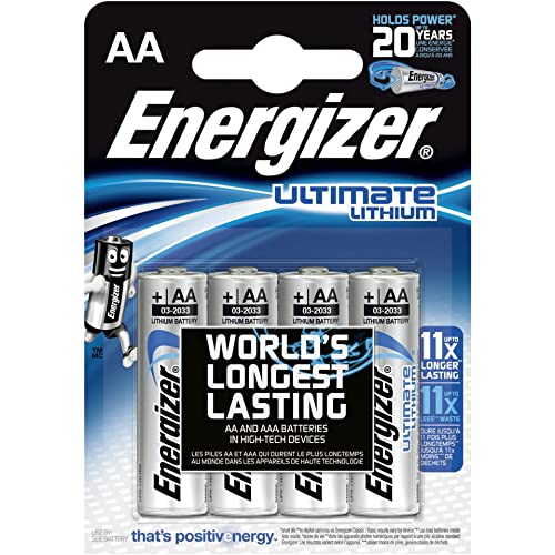 Energizer Batterien AA, Ultimate Lithium Batterie, 4 Stück von Energizer