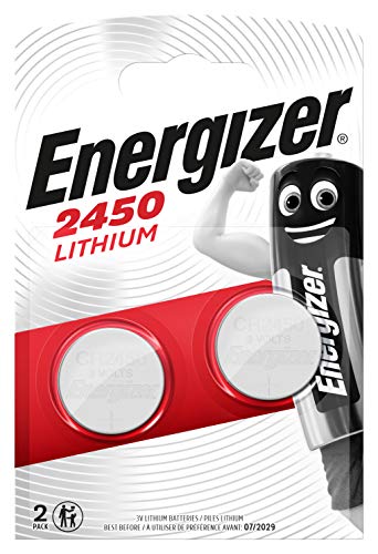 Energizer CR2450 Batterien, Lithium Knopfzelle, 2 Stück von Energizer