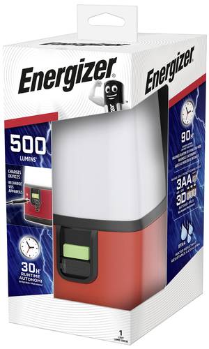 Energizer E304157700 360° Camping LED Camping-Laterne 500lm batteriebetrieben Rot/Schwarz von Energizer
