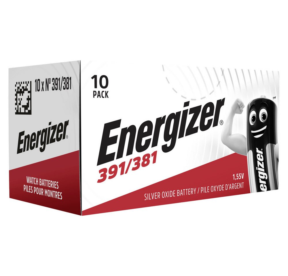 Energizer Energizer Knopfzelle 391 1.55 V 1 St. 60 mAh Silberoxid E001093907 Knopfzelle, (1.55 V) von Energizer