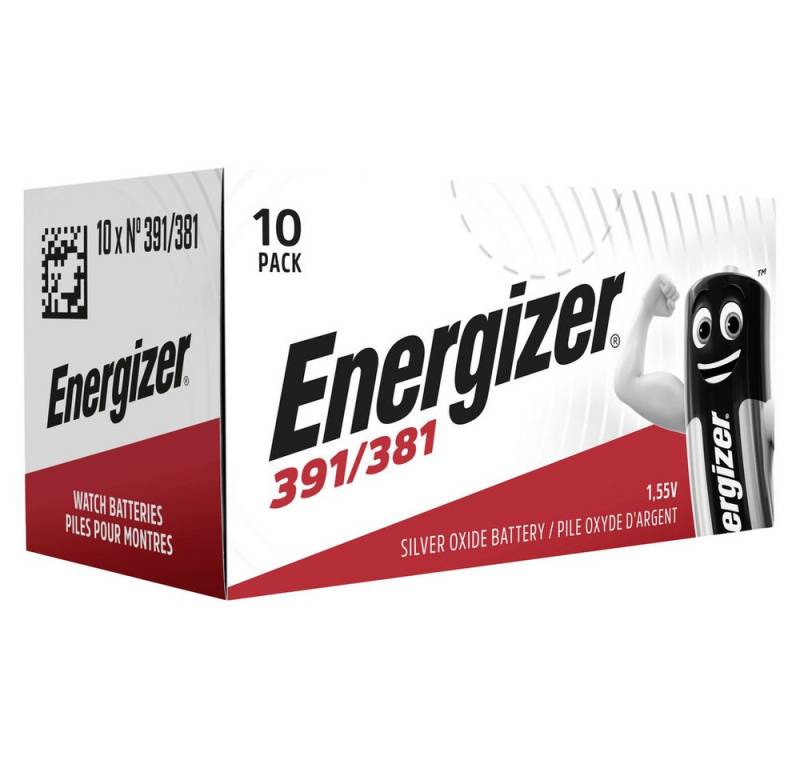Energizer Energizer Knopfzelle 391 1.55 V 1 St. 60 mAh Silberoxid E001093907 Knopfzelle, (1.55 V) von Energizer