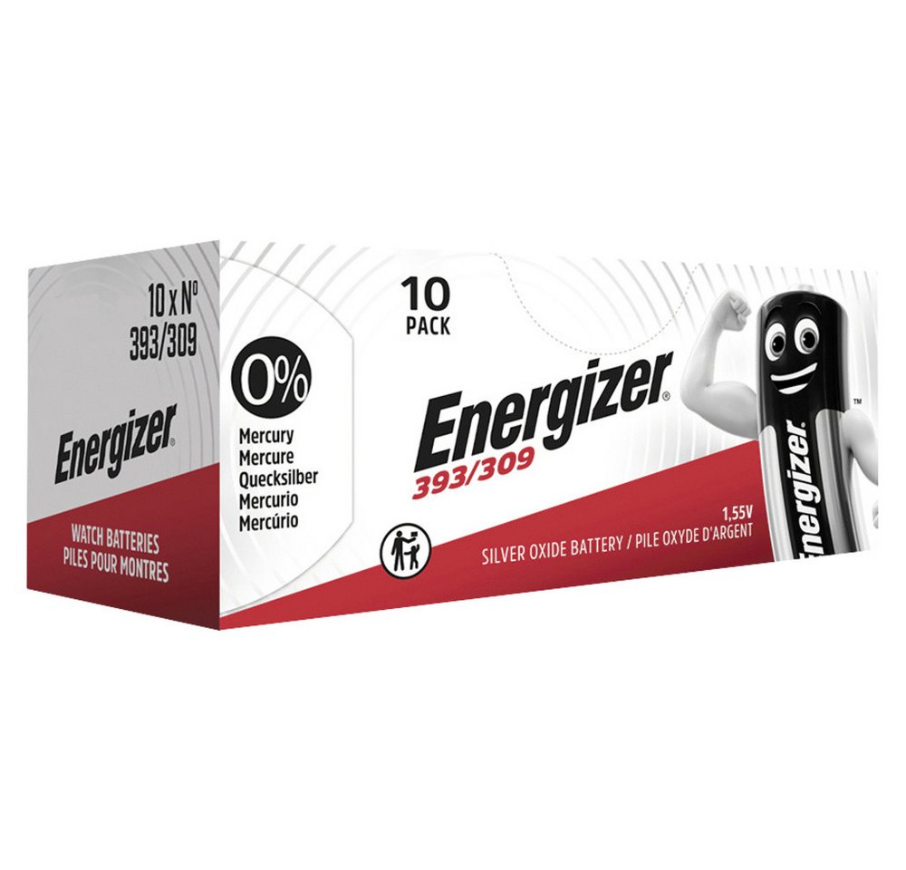 Energizer Energizer Knopfzelle 393 1.55 V 1 St. 75 mAh Silberoxid E001092007 Knopfzelle, (1.55 V) von Energizer