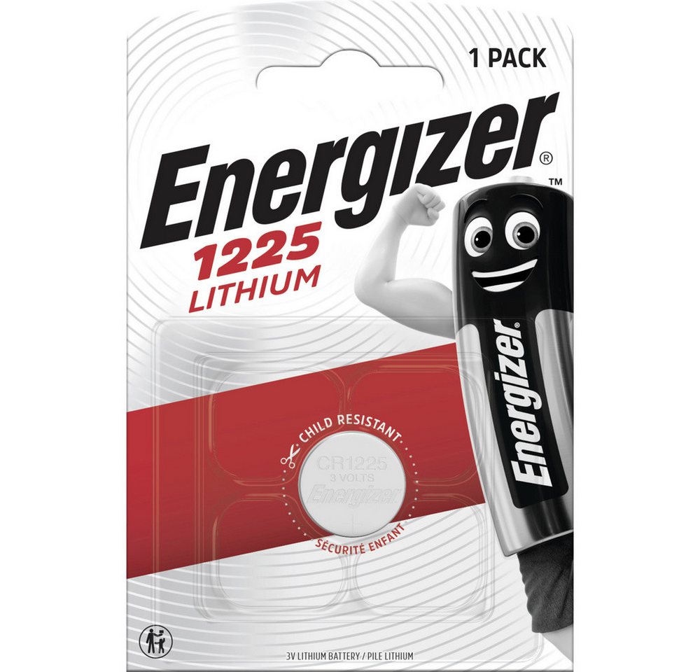 Energizer Energizer Knopfzelle CR 1225 3 V 1 St. Lithium Knopfzelle, (3.00 V) von Energizer