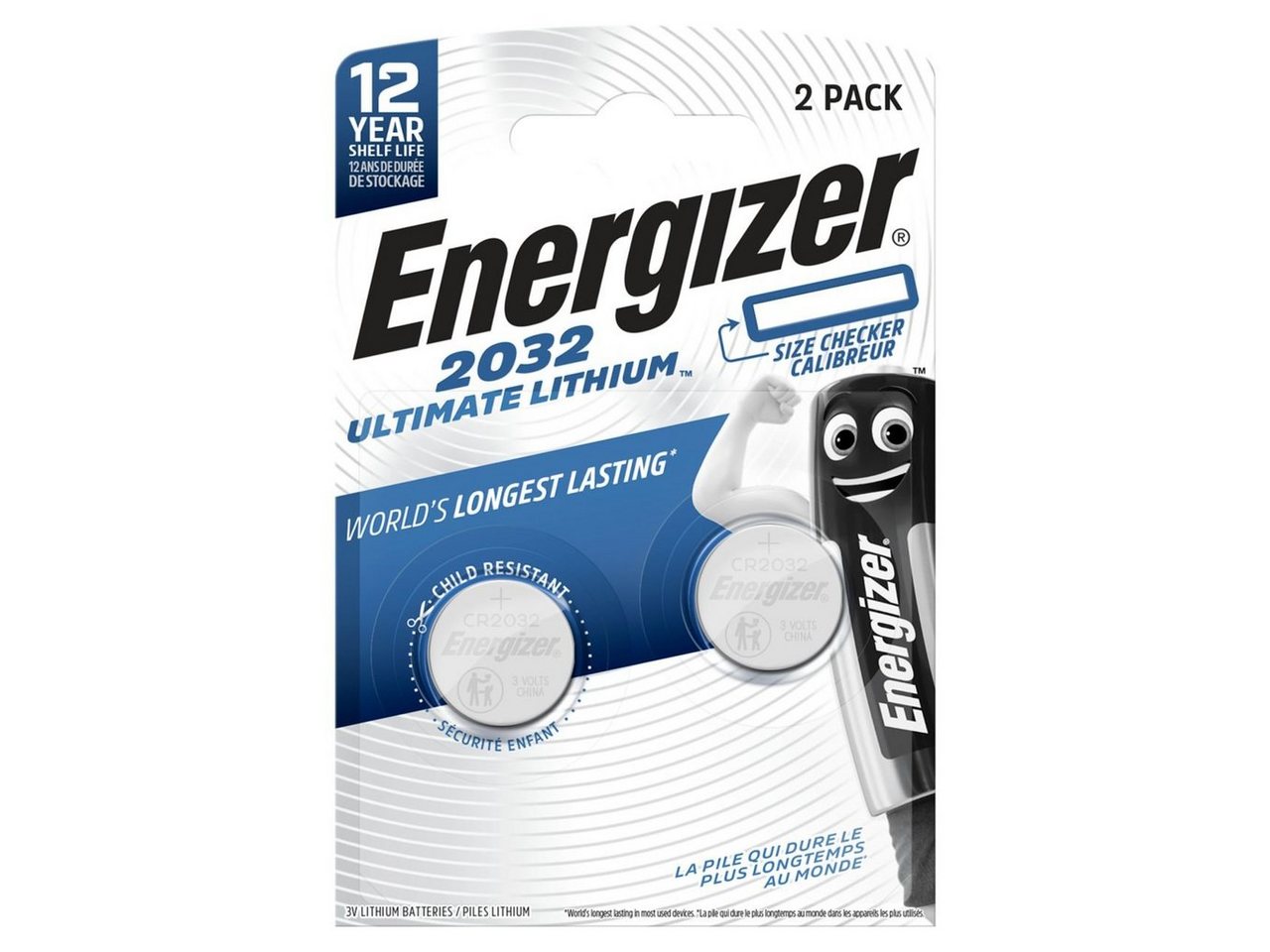 Energizer Energizer Knopfzelle CR 2032 Ultimate Lithium, 3 Batterie Energizer Energizer Knopfzelle CR 2032 Ultimate Lithium, 3 Batterie von Energizer