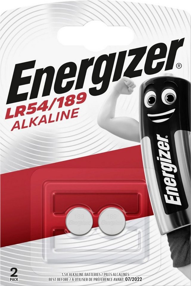 Energizer Energizer Knopfzelle LR 54 Alkaline, 1,5 V, 2er Batterie Energizer Energizer Knopfzelle LR 54 Alkaline, 1,5 V, 2er Batterie von Energizer