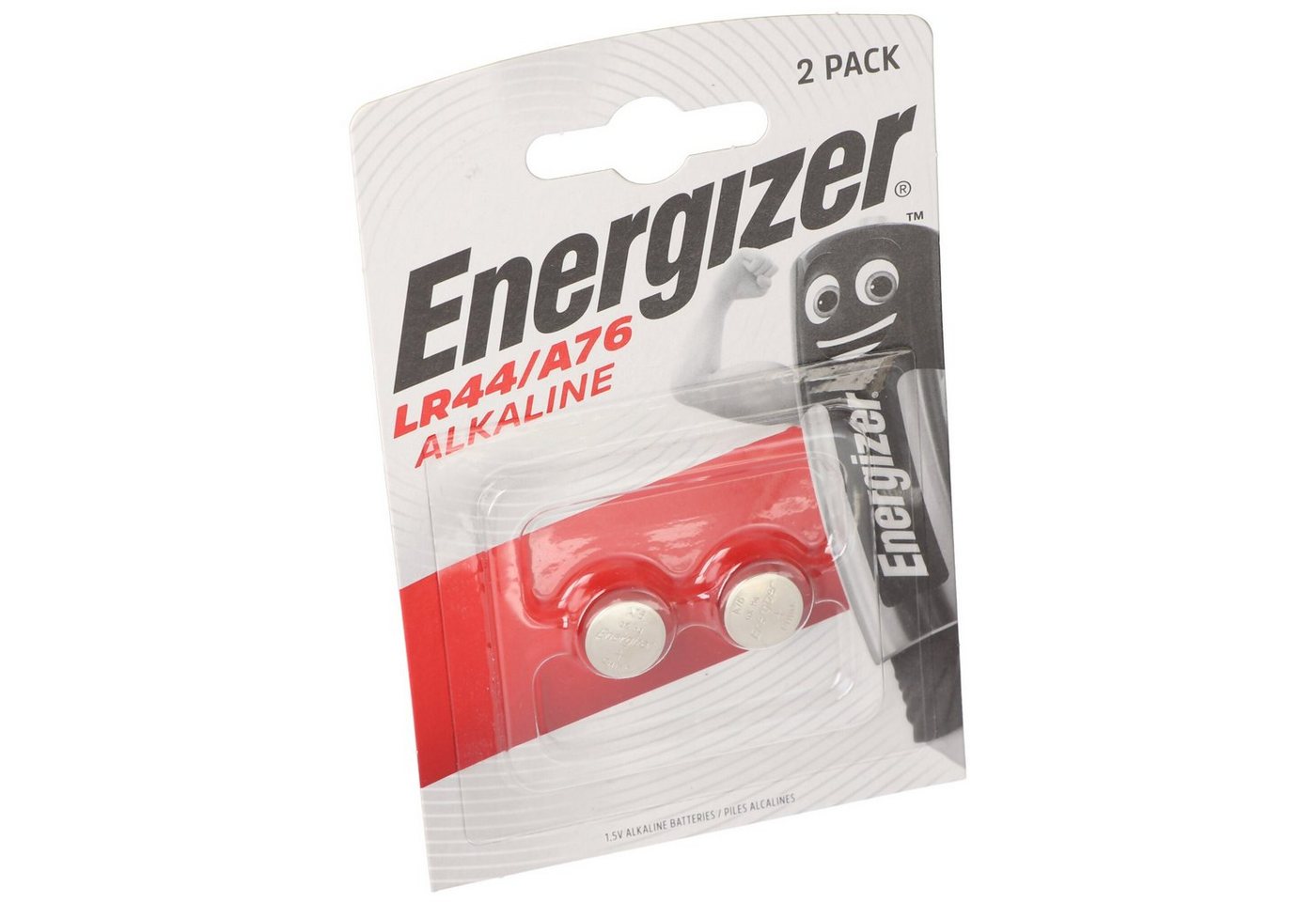 Energizer Energizer LR44 2er Pack V13GA, A76, 82, LR1154, 357A Knopfzelle 2er P Knopfzelle, (1,5 V) von Energizer
