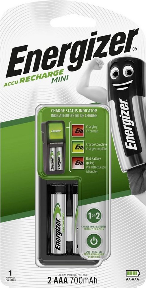 Energizer Energizer Mini Charger inkl. 2-Micro AAA Akku von Energizer