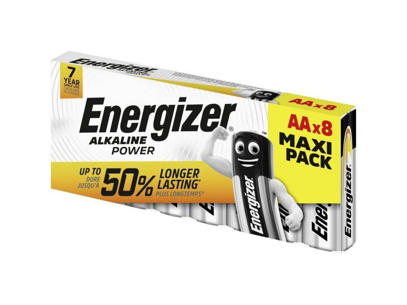 Energizer Energizer Power Alkaline Mignon AA 1,5 V, 8er Pack Batterie von Energizer
