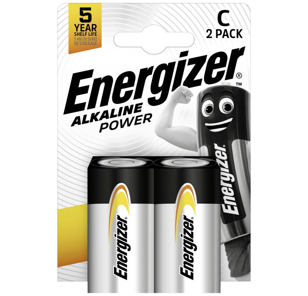 Energizer Energizer Power LR14 Baby (C)-Batterie Alkali-Mangan 1.5 V 2 St. Batterie, (1.50 V) von Energizer