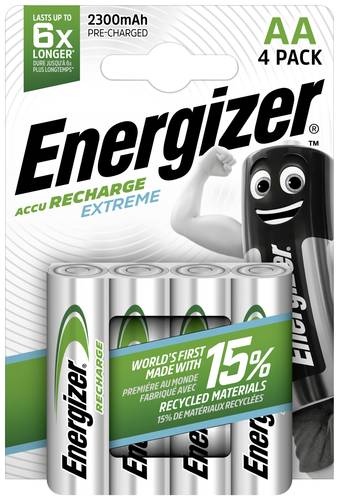 Energizer Extreme HR06 Mignon (AA)-Akku NiMH 2300 mAh 1.2V 4St. von Energizer