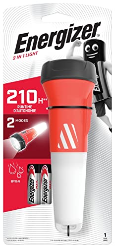 Energizer - Full LED Torch / Flashlight Range - For Emergency, Camping & Hiking (Compact, Headlight, Duo, Metal & Lantern Torches) (2in1 Lantern Torch +2AA Batts) von Energizer