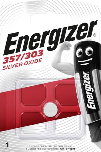 Energizer Knopfzelle 357 1.55V 1 St. 150 mAh Silberoxid SR44 von Energizer
