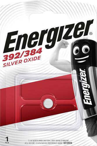 Energizer Knopfzelle 392 1.55V 1 St. 44 mAh Silberoxid SR41 von Energizer