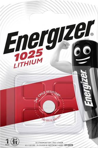 Energizer Knopfzelle CR 1025 3V 1 St. 30 mAh Lithium CR1025 von Energizer