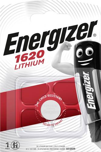 Energizer Knopfzelle CR 1620 3V 1 St. 79 mAh Lithium CR1620 von Energizer