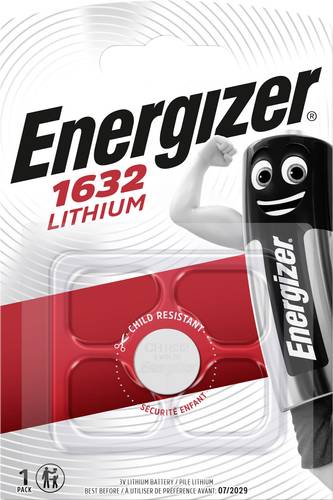 Energizer Knopfzelle CR 1632 3V 1 St. 130 mAh Lithium CR1632 von Energizer