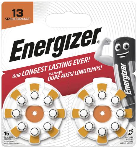 Energizer Knopfzelle ZA 312 1.45V 16 St. Zink-Luft ENR EZ Turn & Lock (312) von Energizer