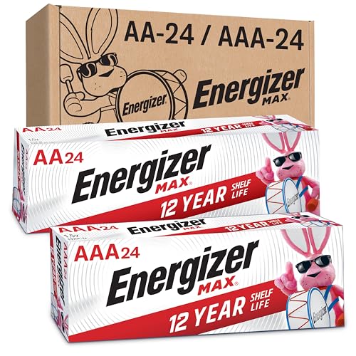 Energizer MAX AA Batteries & AAA Batteries Combo Pack, 24 AA and 24 AAA (48 Count) von Energizer